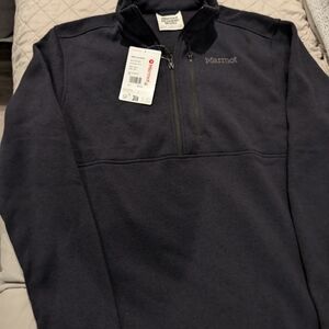 Marmot Dark Navy Half-Zip Fleece Pullover